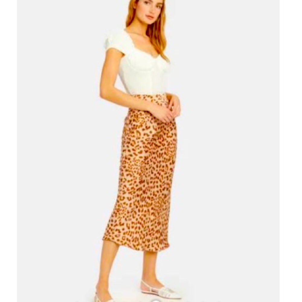 NWT Free People Camel Combo skirt size 0